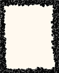 3D Cube Frame with Autumnal Colors