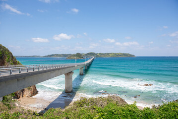 Obraz premium 角島大橋