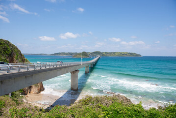 Obraz premium 角島大橋