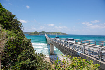 Obraz premium 角島大橋