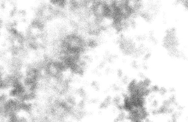 Abstract grunge black and white distressed texture background, Isolated on transparent background, PNG