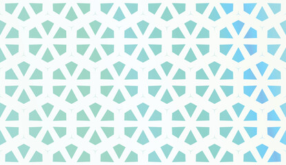 Pattern With Polygonal Geometric Elements. Vector Illustration. Template For Wallpaper, Interior Design, Decoration, Scrapbooking Page. Gradient Background