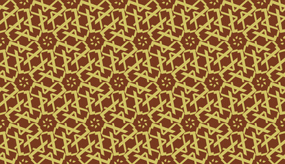Modern elegant background Triangles, lines.. For your design. Brown color. Vector seamless pattern in geometric style.