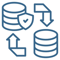 Data Backup Icon Element For Design