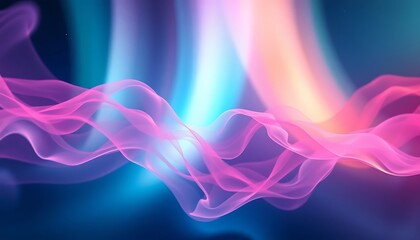 Waves of Color:  An artistic, vibrant swirl of radiant hues, a digital artistry evoking a sense of energy, creativity, and dynamic flow. 