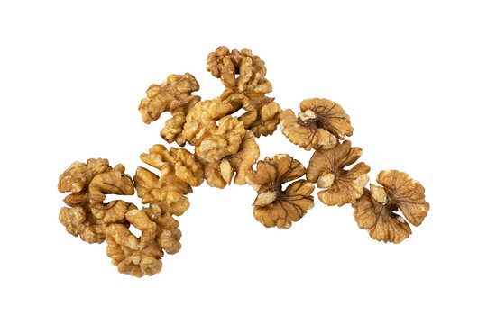 Fresh walnuts or akhrot isolated on transparent background	