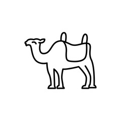 Camel linear icon