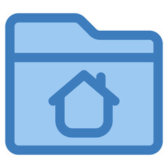 Folder Home Icon Element For Design