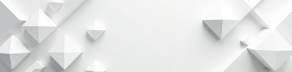 Modern minimalist concept with white and grey geometric patterns, geometric, minimalist, white