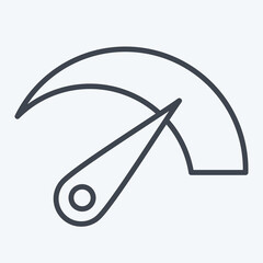 Icon Bandwidht. related to Download symbol. line style. design editable