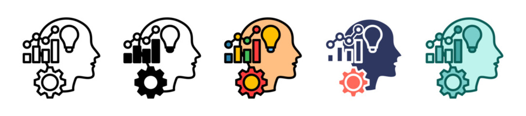 Growth Mindset multiple icon
