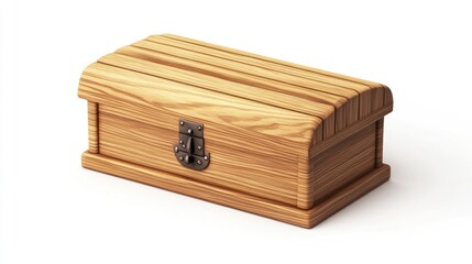 Wooden chest treasure box