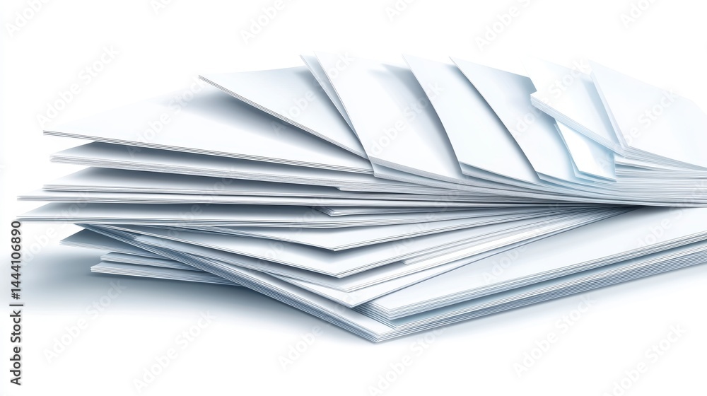 Aufkleber document stacking technique office setting photography minimalist environment close-up view organiza
