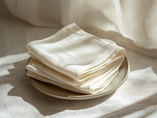Linen Napkins Stack