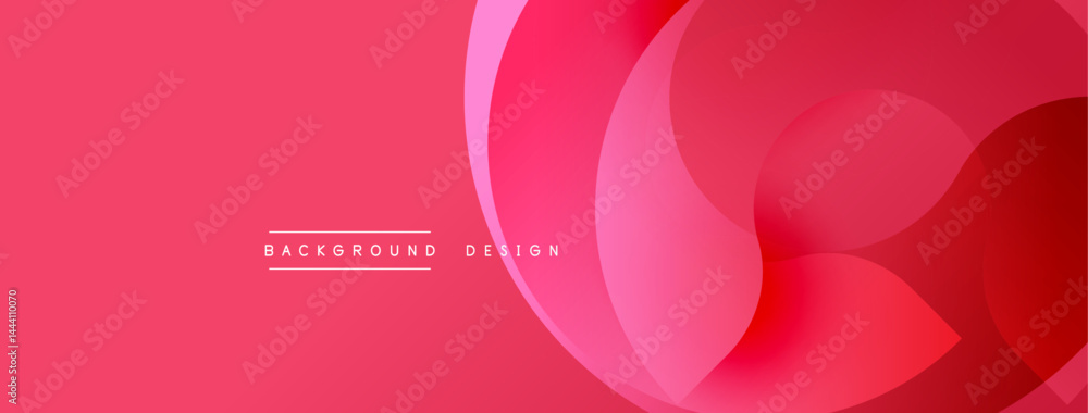 Leinwandbilder abstract pink background. overlapping layers create soft gradients, modern design. minimalist aesthe