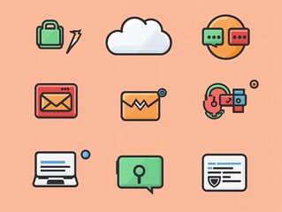 Tech Icons Set