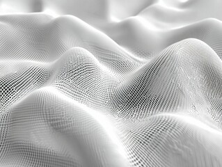 White Grid Waves