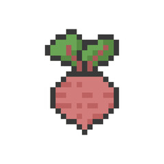 vegetable cute retro pixel art
