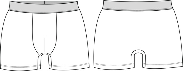 underpant flat sketch free vector © Firoz