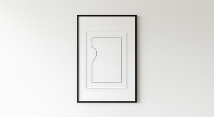 minimalist abstract frame
