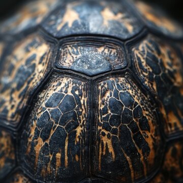 Intricate Designs of Turtles Shield