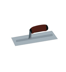 Shovel, Gardening Tool Flat.square trowel vector 