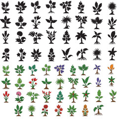 seamless pattern with flowers