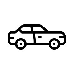 sedan line icon
