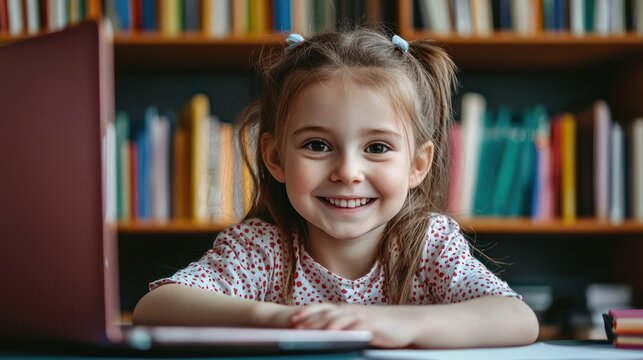 Online English learning session with a teacher on video call - Powered by Adobe