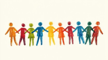 Fototapeta premium Happy People Illustration. Business Teamwork Meeting in Office