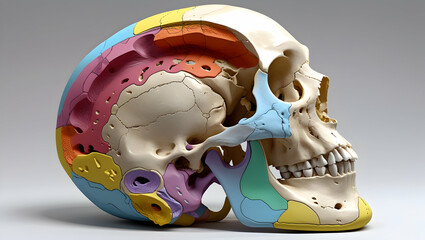 Skull Base Foramina Chart