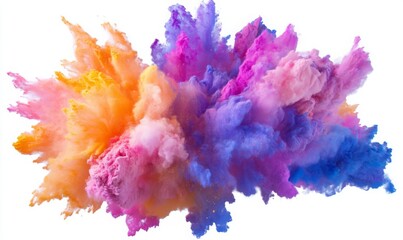 Fototapeta premium Rainbow dust powder