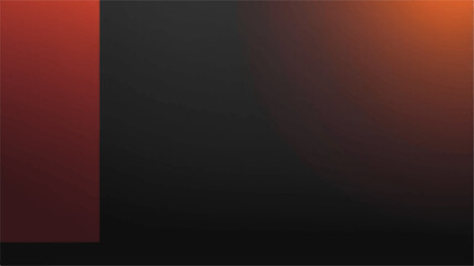 Obraz premium black and red orange gradient smooth background. Abstract background design. Premium black and red orange background design. Illustration. Vector