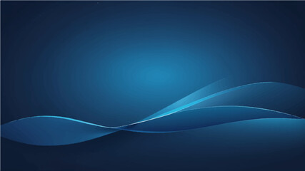 Blue  gradient smooth background. Abstract background design. Premium blue background design. Illustration. Vector