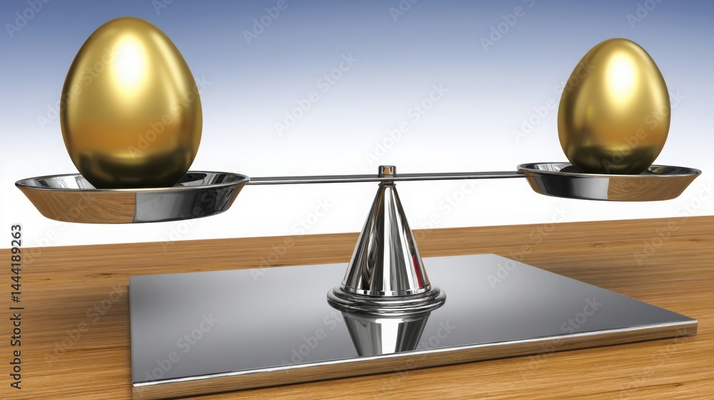 Poster ai-generated confidence-risk balancing models icon concept showcasing smart approaches to financial 