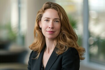 Fototapeta premium Confident Woman in Business Attire