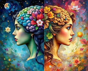 Surreal Duality of Nature and Beauty