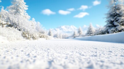 Fototapeta premium Winter wonderland landscape