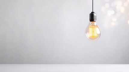 Warm Glow of Vintage Edison Bulb