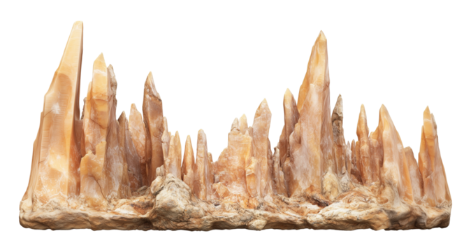 Stalagmite Isolated on Transparent Background PNG
