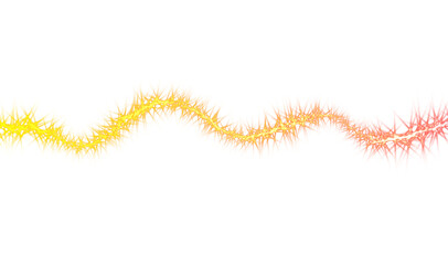 Neon lighting sparkles glittering on transparent background. Abstract glowing neon color gradient overlay effects. Png file