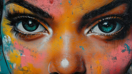 eye, face, eyes, woman, animal, closeup, skin, paint, horror, texture, halloween, scary, abstract, art, fantasy, monster, head, look, dark, person, concept