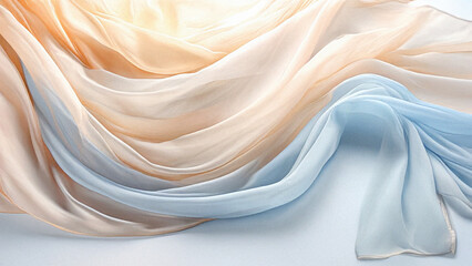 Obraz premium Dreamy white gradient backdrop