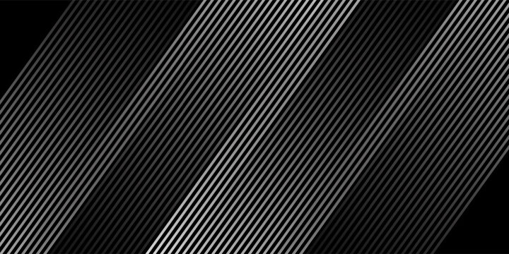 Slant line halftone gradation texture. Fading diagonal stripe gradient background. Black oblique pattern backdrop. Vanishing thin parallel line wallpaper for overlay