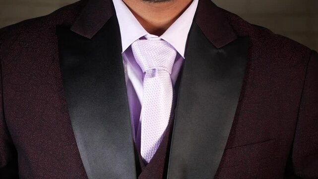 Dressed to impress at a formal event in a stylish suit