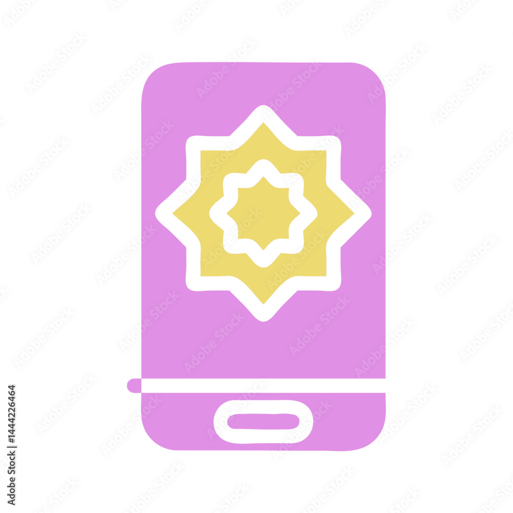 Poster digital connection showcasing unique app design on a mobile device screen