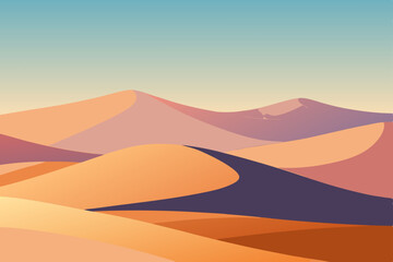 sand dunes in the desert