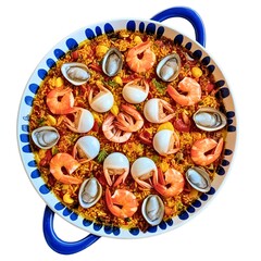 Fototapeta premium Seafood on white background 