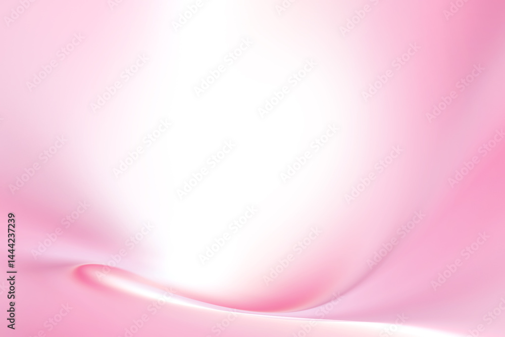 Poster soft light pink background with curve pattern graphics design for web illustration technology intern