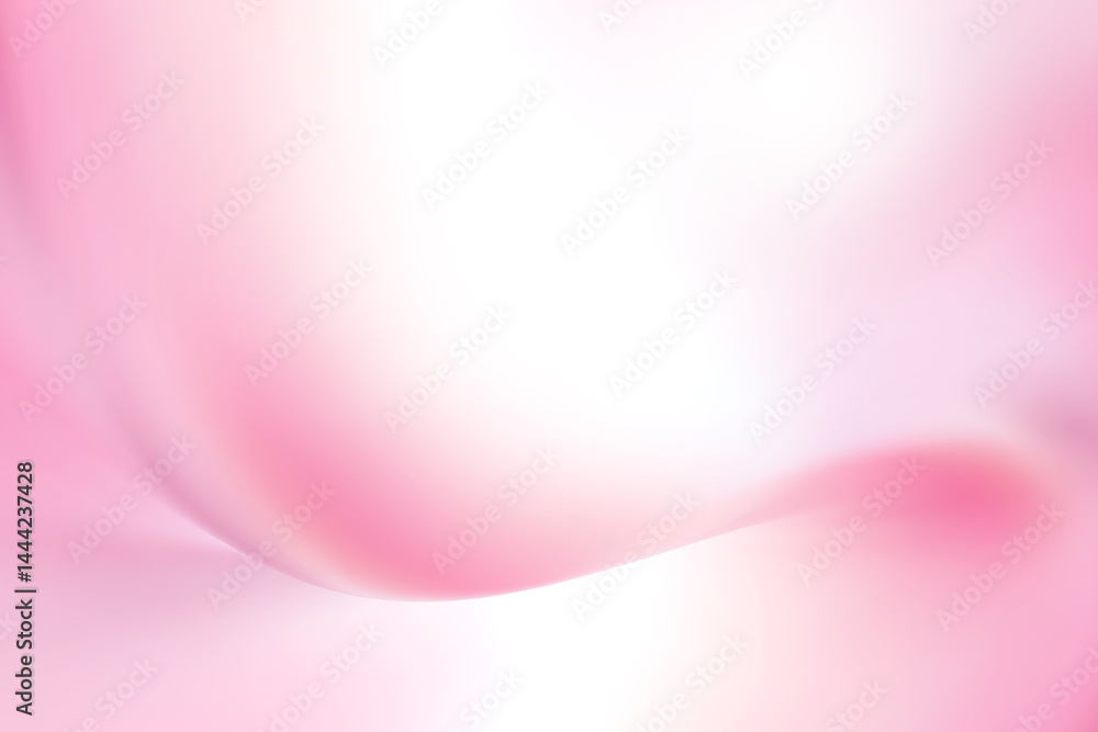 Poster soft light pink background with curve pattern graphics design for web illustration technology intern